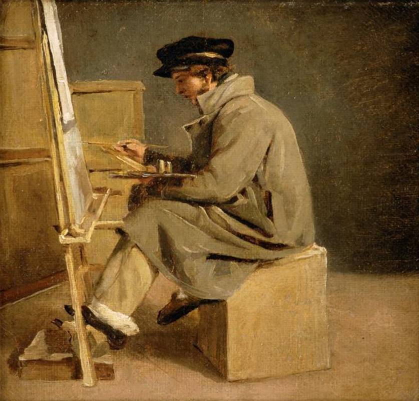 Théodore Géricault. Young artist at the easel