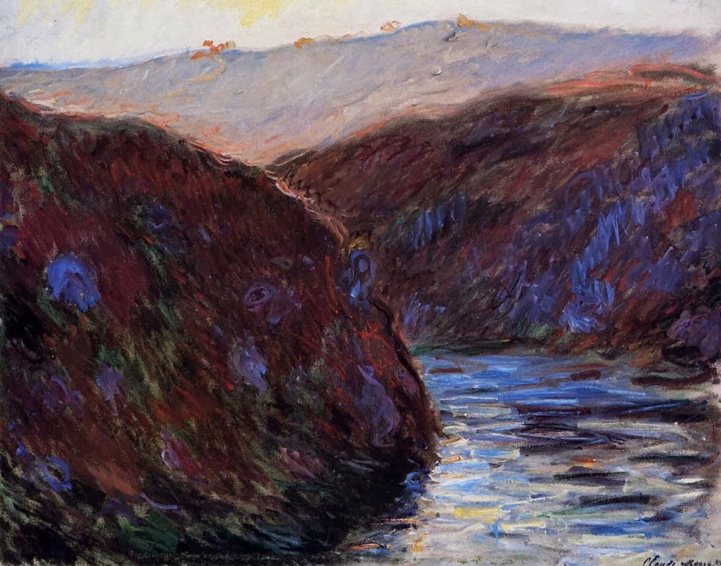 Claude Monet. Valley of the Creuse, evening effect