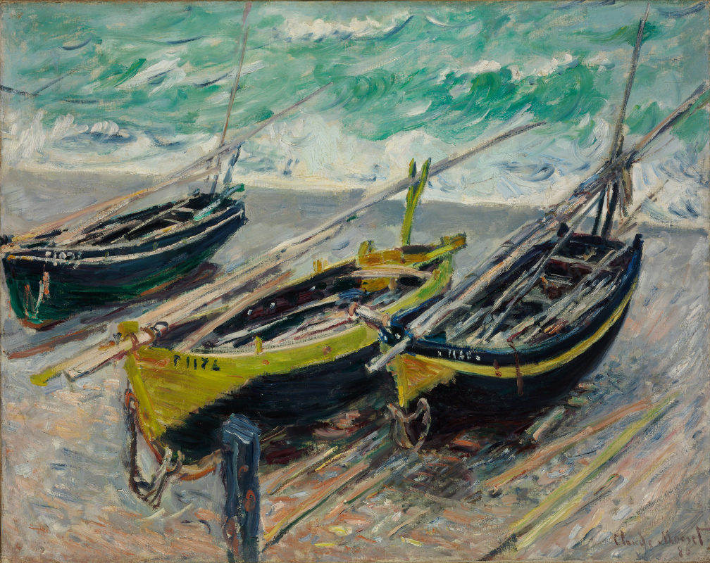 Claude Monet. Fishing boats