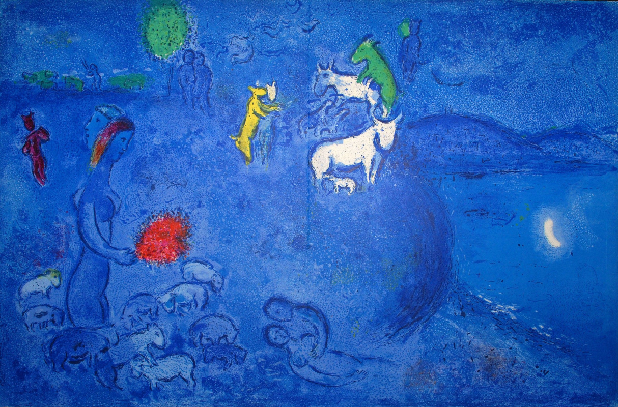 Marc Chagall. Spring. The cycle of "Daphnis and Chloe"