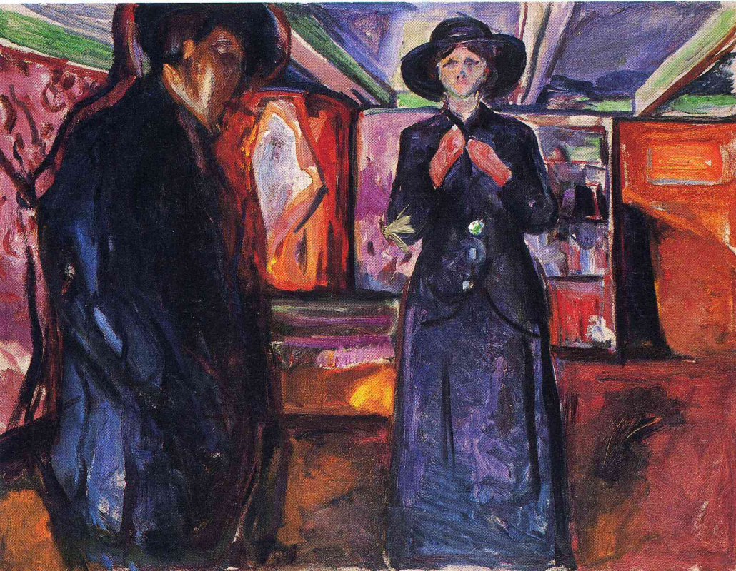 Edward Munch. Man and woman II
