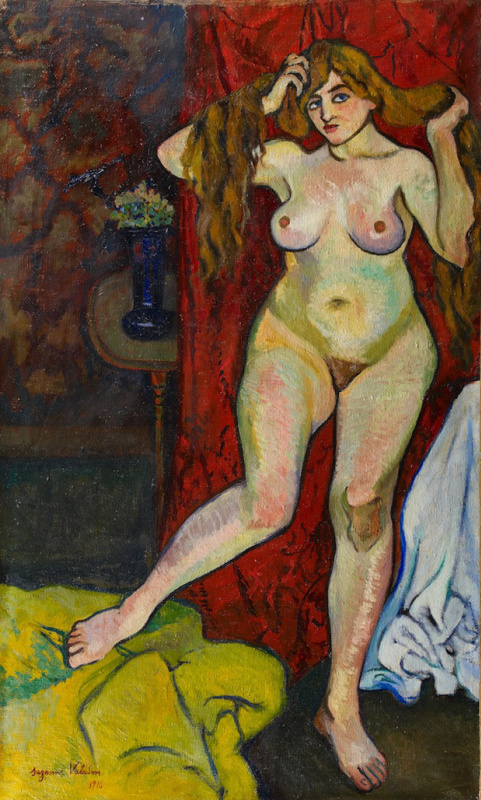 Suzanne Valadon. Nu se coiffant