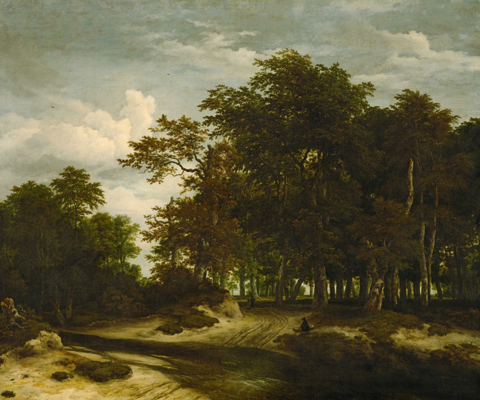 Jakob van Isaacs Ruisdael. Big forest