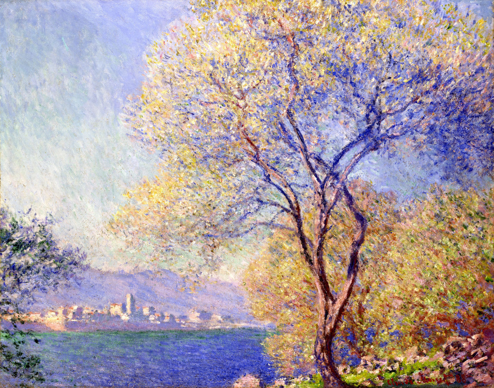 Claude Monet. Antibes. The view from the SALIS gardens