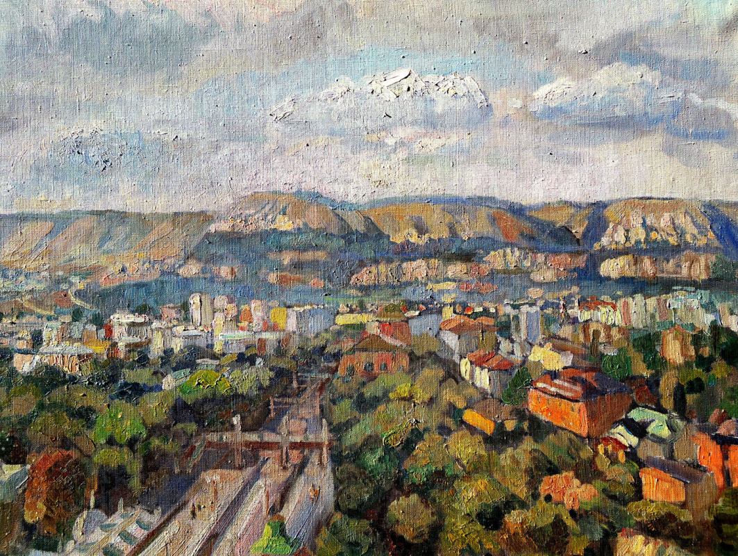 Sofia Rychanova. Vue Kislovodsk avec 8 étages