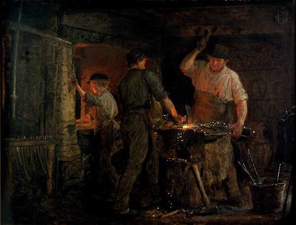 Peder Severin Krøyer. Forge in Hornbæk