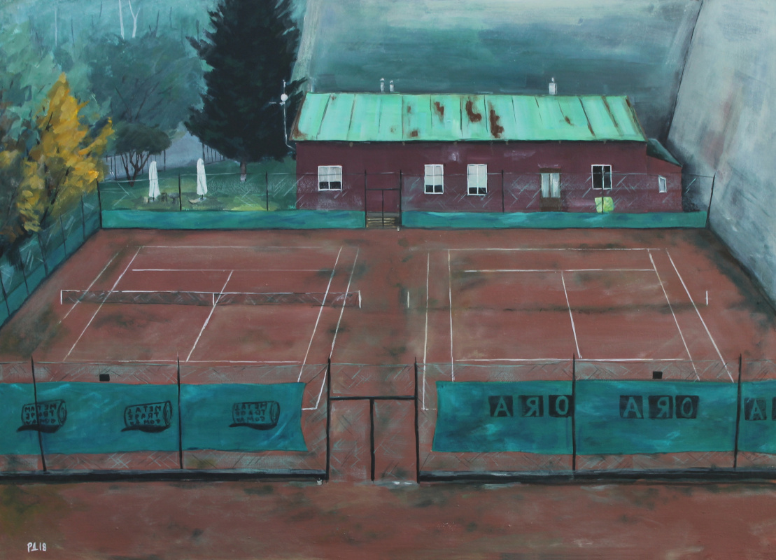 Denis Grigorievich Rusakov. Tennis court