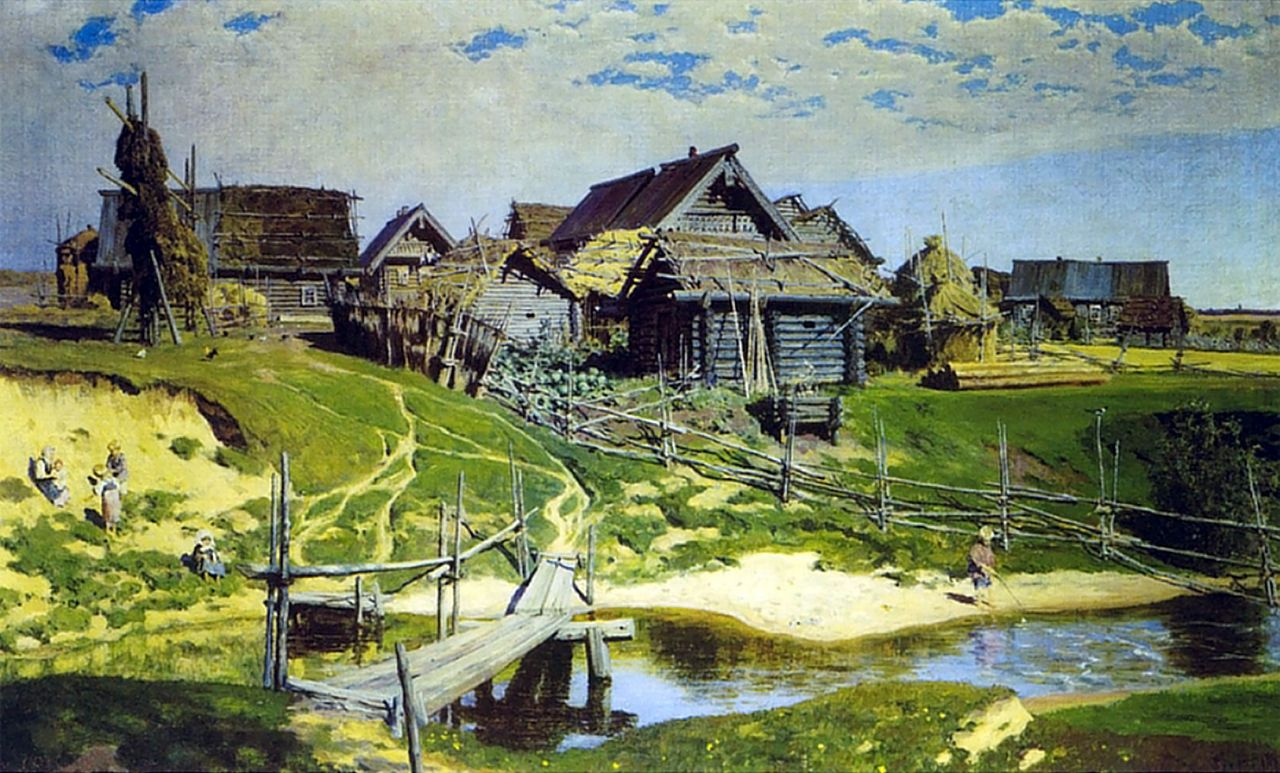 Vasily Polenov. Russian village