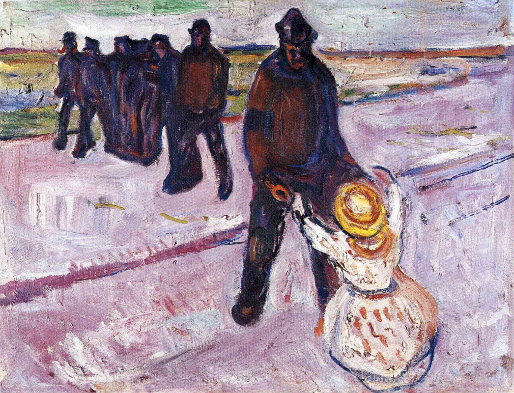 Edward Munch. Working with the child