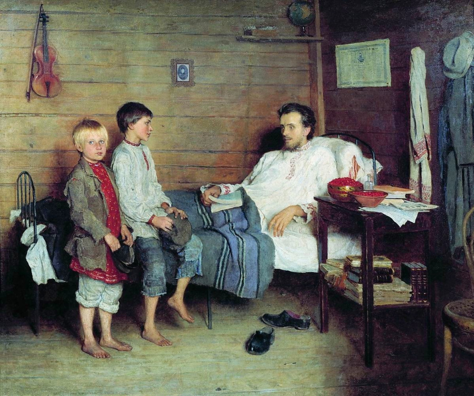 Nikolay Petrovich Bogdanov-Belsky. Patient teacher