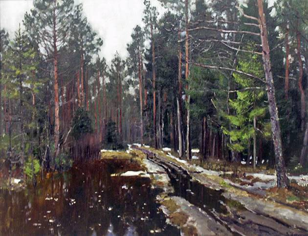 Stanislav Yulianovich Zhukovsky. The spring thaw