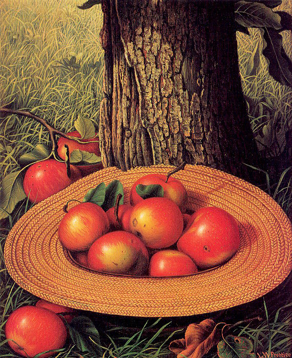Levy Wells Prentice. Apples under the tree