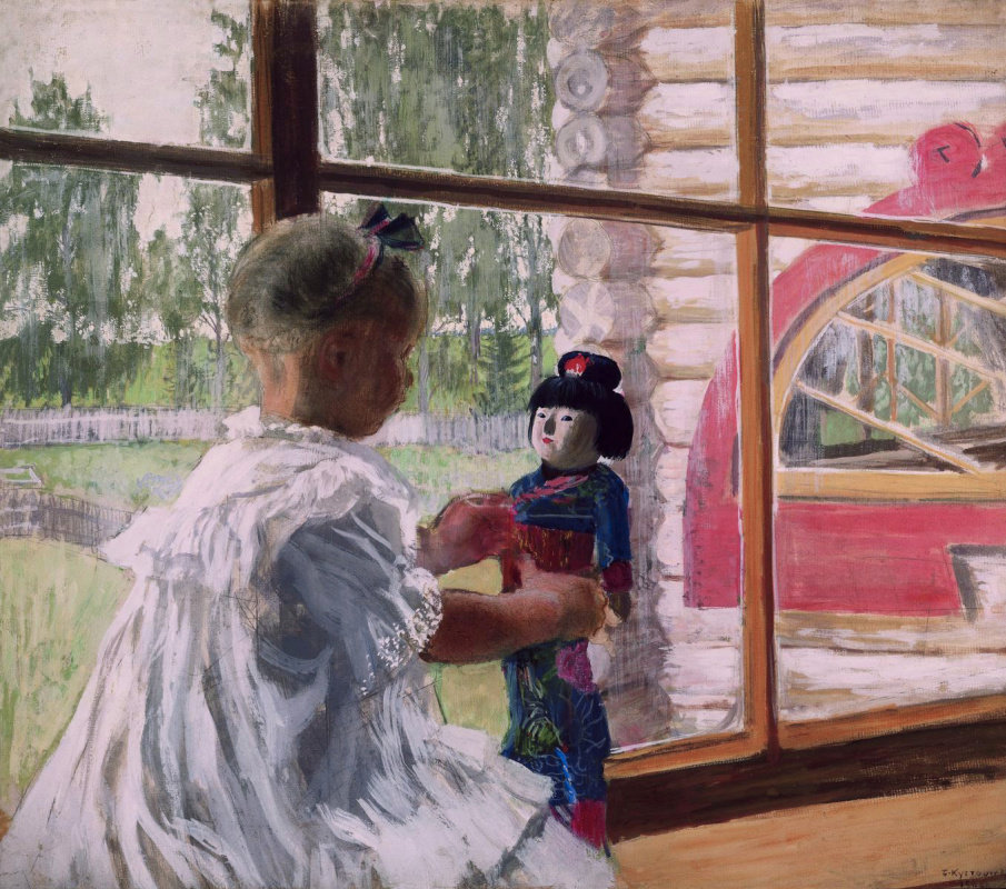 Boris Kustodiev. Japanese doll