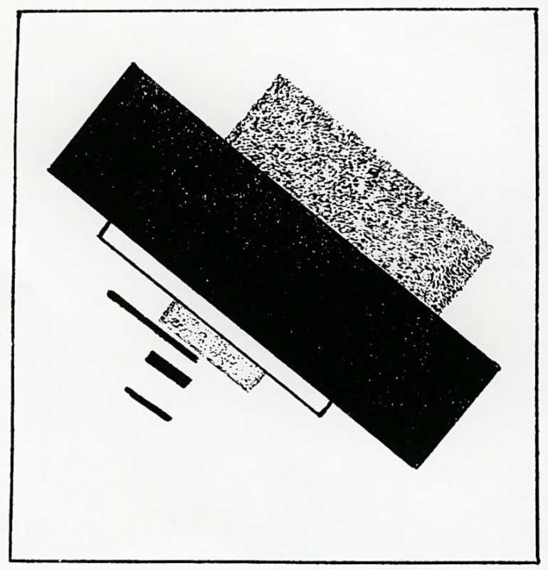 Kazimir Malevich. Lithograph from the album "Suprematism. 34 of drawing"