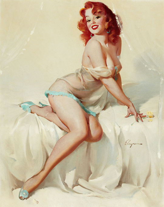 Jill Elvgren. Pin-up portrait number 1