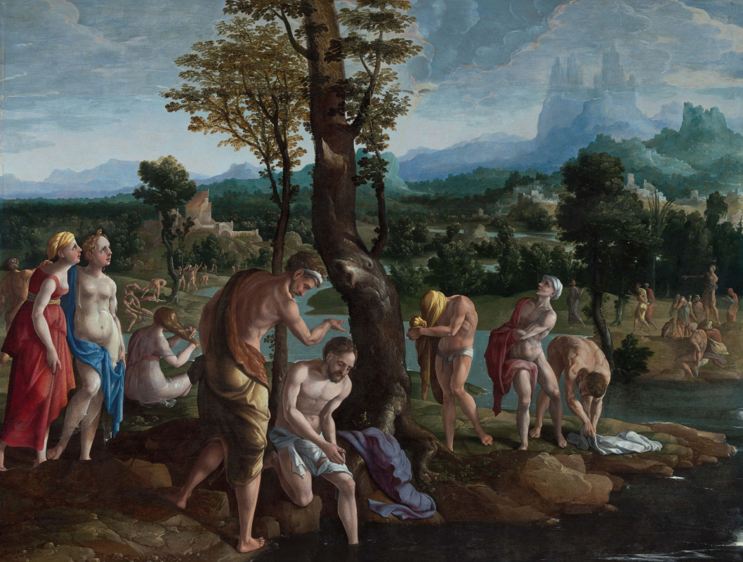 Jan van Skorel. The Baptism Of Christ