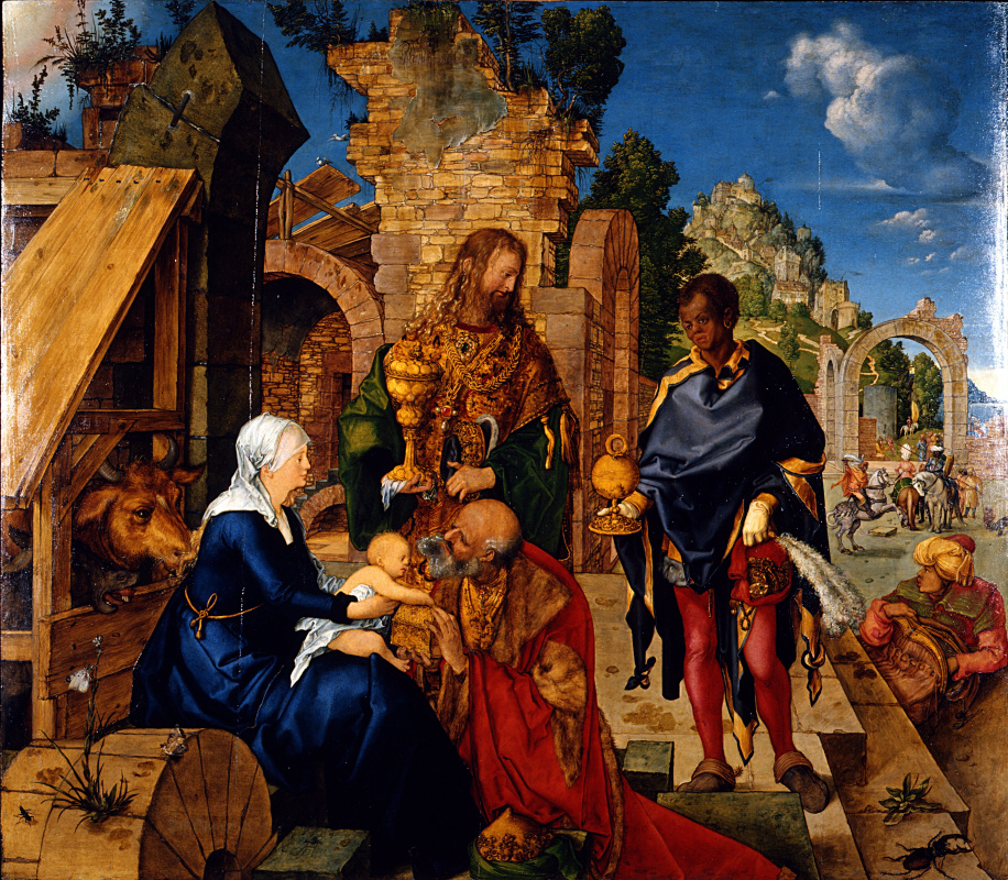 Albrecht Dürer. The adoration of the Magi