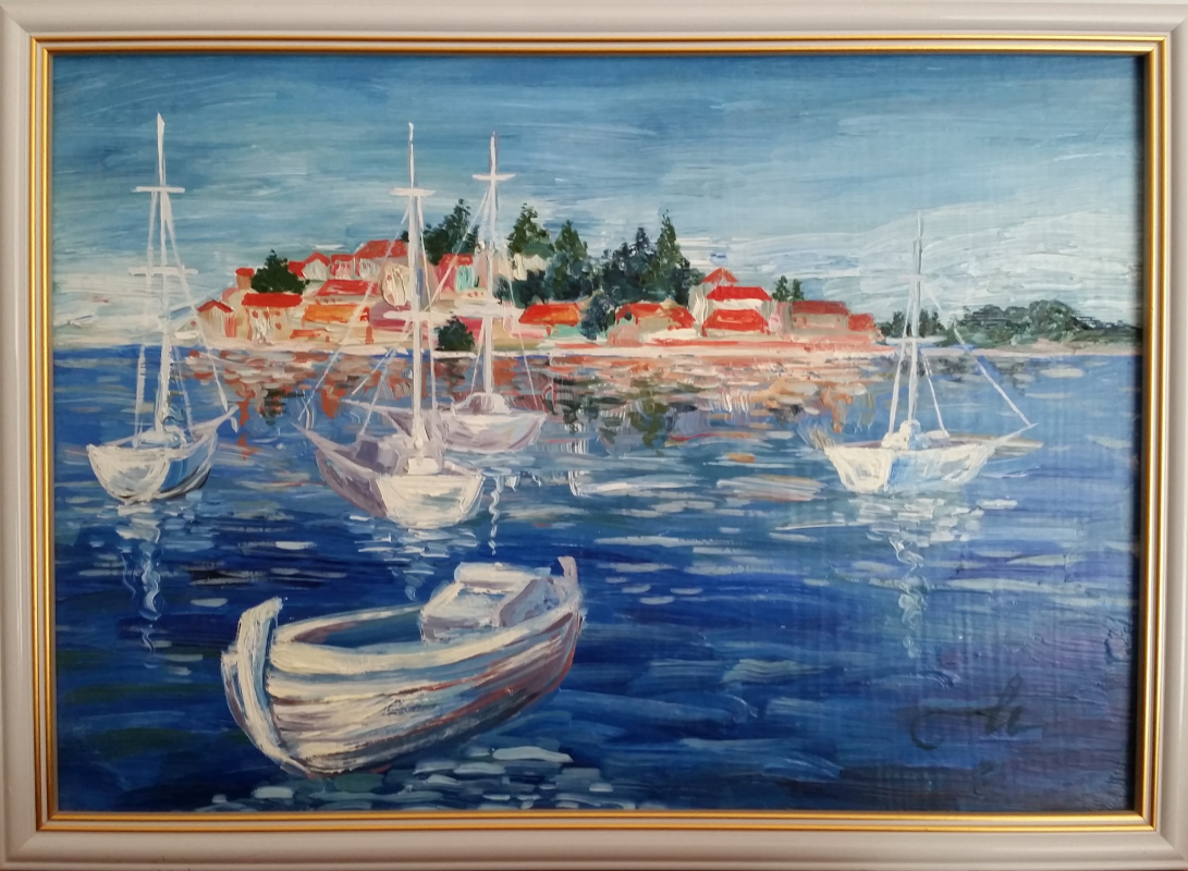Irina Belyaeva. Port in the Adriatic