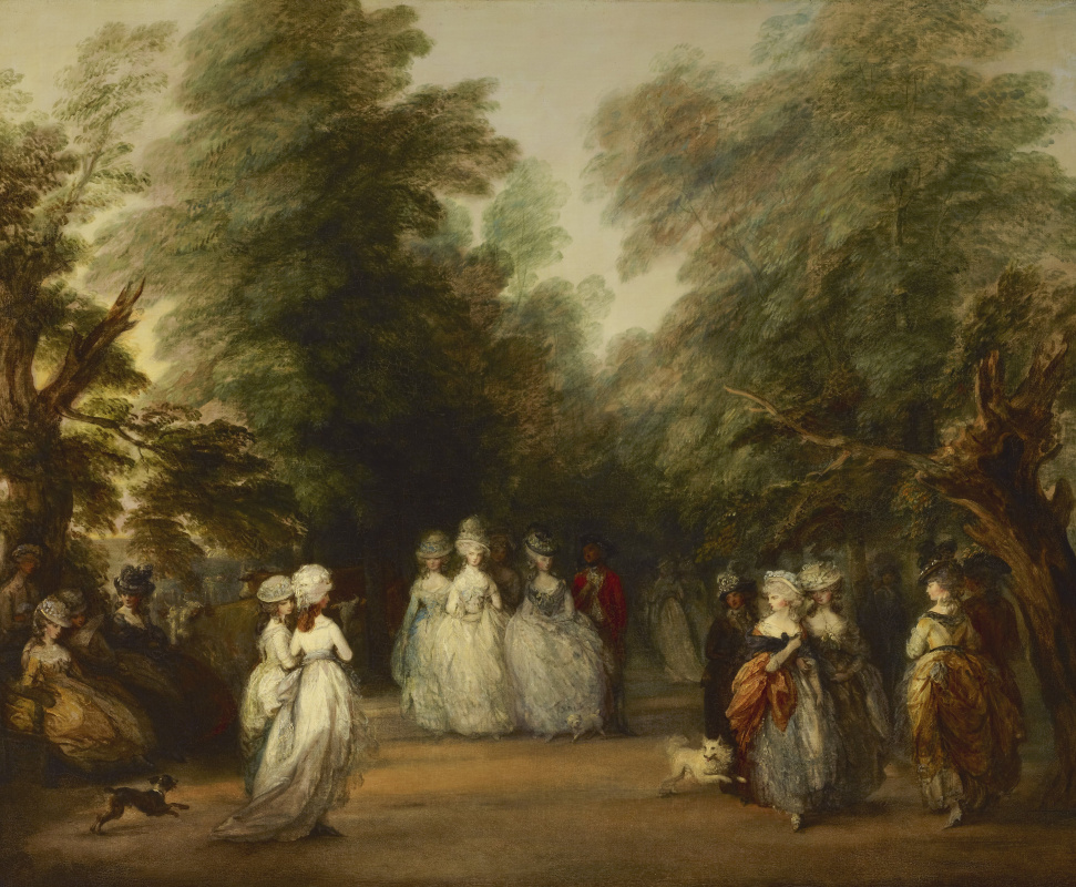 Thomas Gainsborough. A walk in St. James's Park