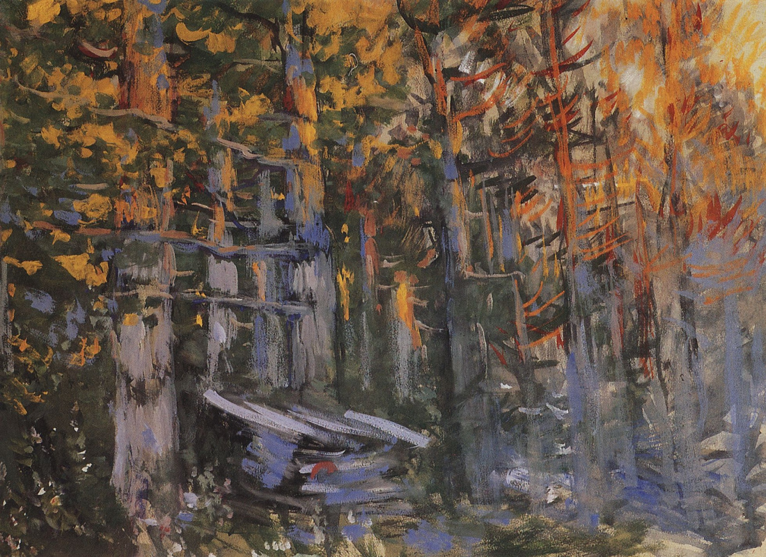 Konstantin Korovin. Forest. A sketch of the scenery for the Opera N.. Rimsky-Korsakov's "the legend of the invisible city of Kitezh"