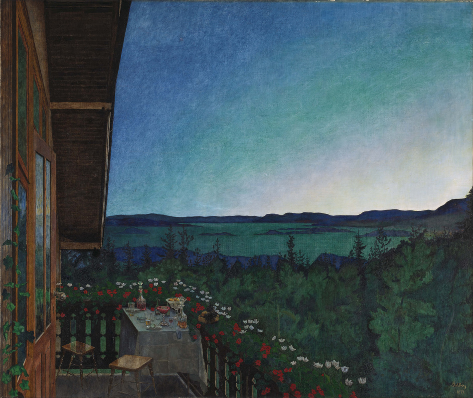 Harald Oskar Sohlberg. Summer Night