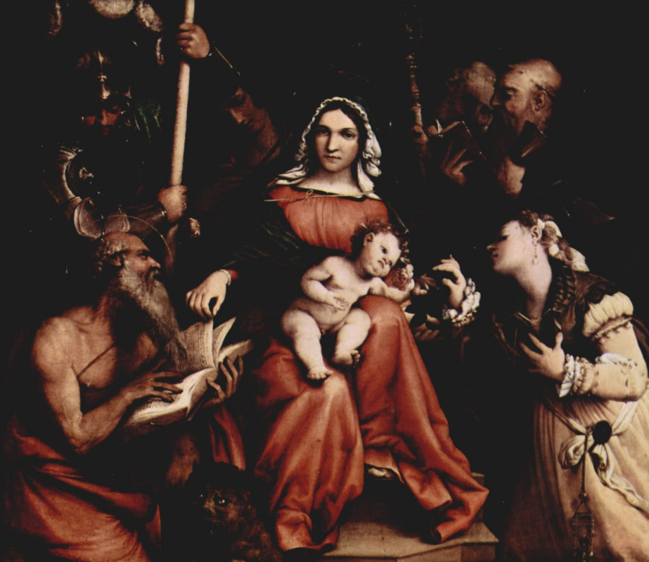 劳伦佐·洛托. The mystical betrothal of St. Catherine of Siena