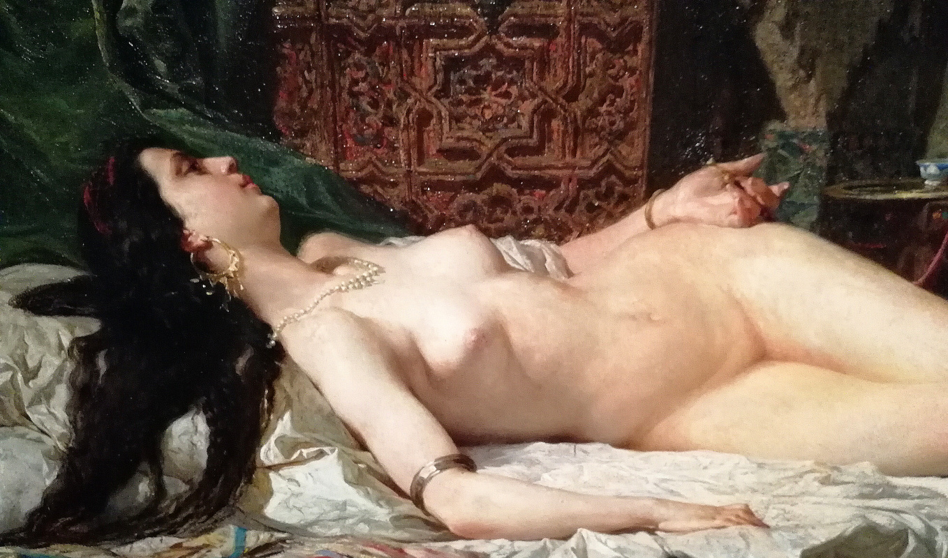 Mariano Fortuny y Marsal. Odalisque (detail)