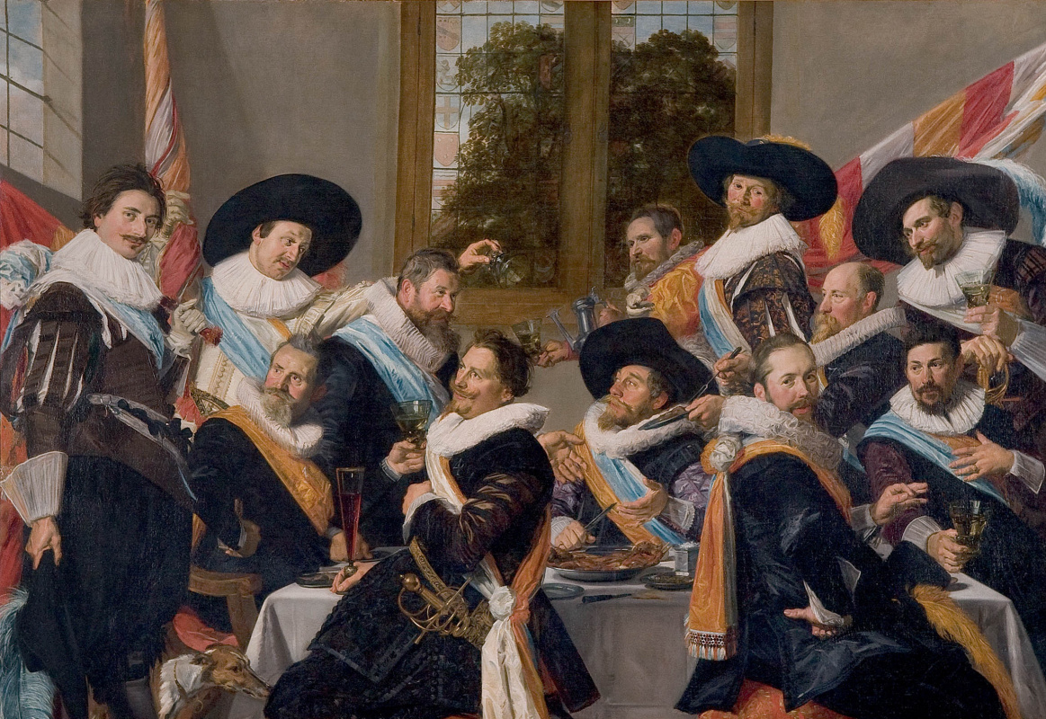 Frans Hals. Officers of the Haarlem Militia Company of Saint Adrian