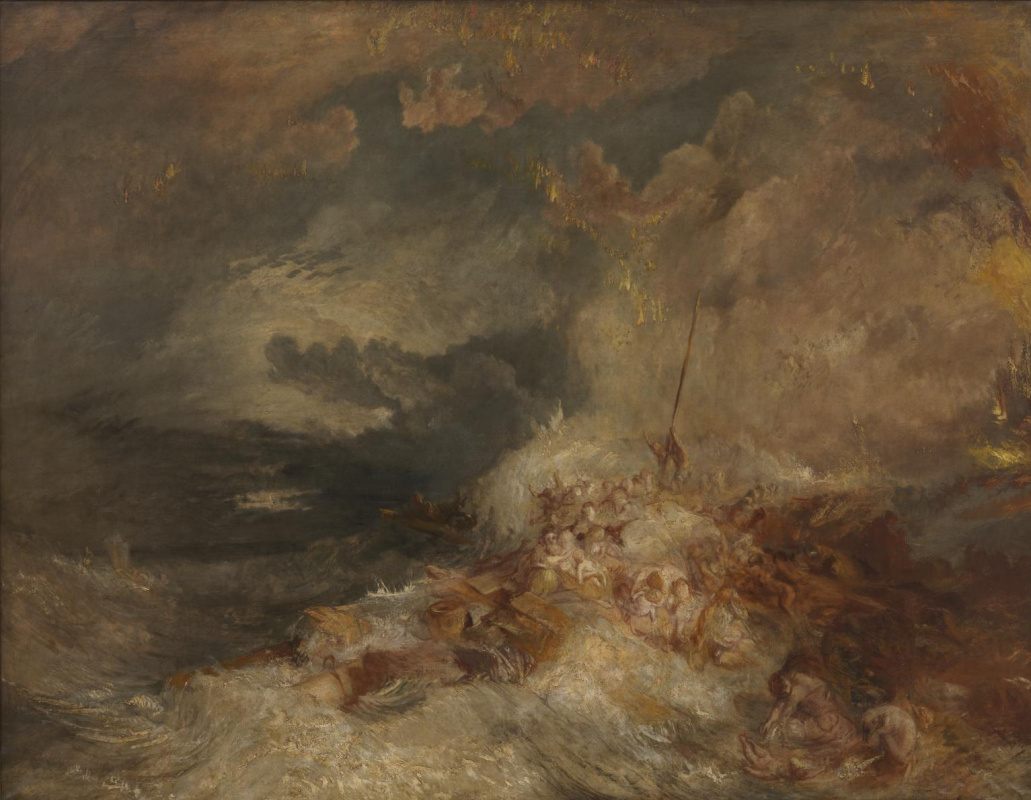 Joseph Mallord William Turner. Disaster at sea