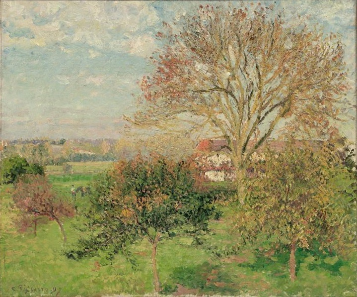 Camille Pissarro. Autumn morning at Eragny