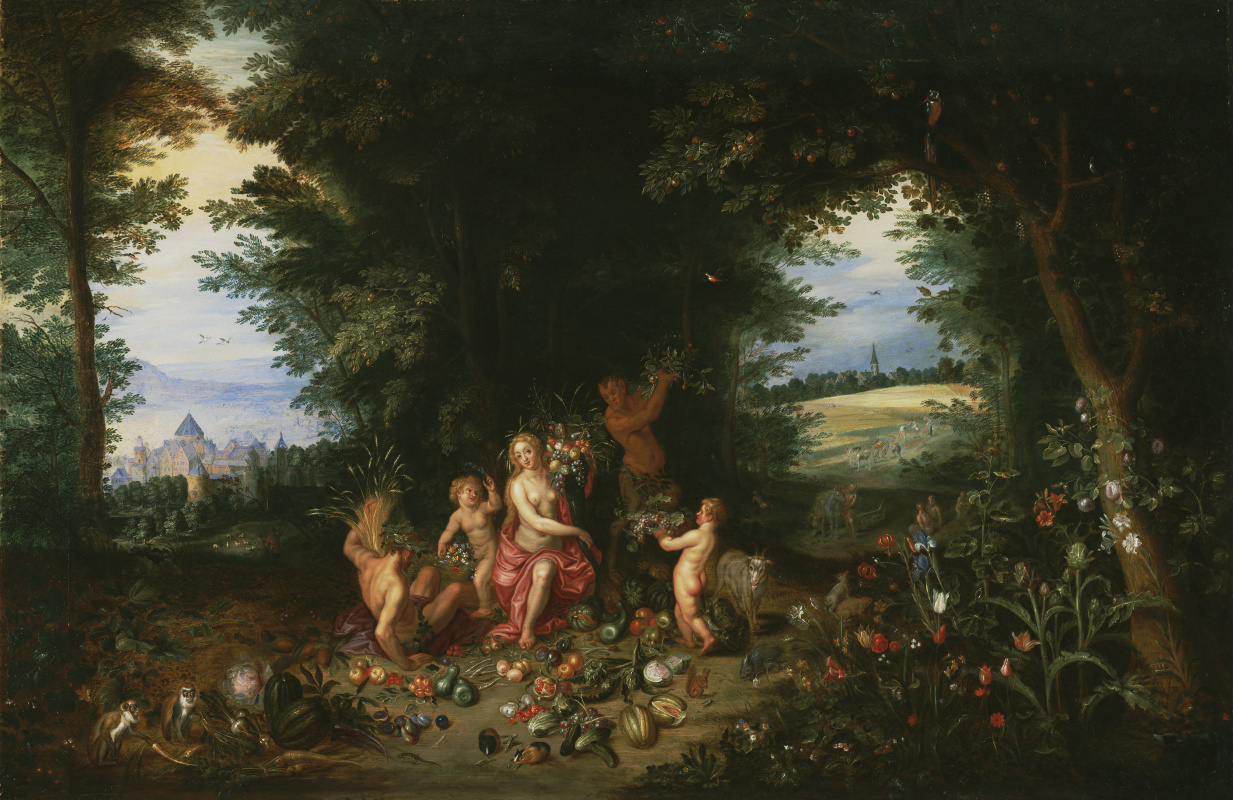 Jan Brueghel the Younger. Paesaggio con Cerere o Allegoria della Terra (in collaborazione con Hendrick van Balen)