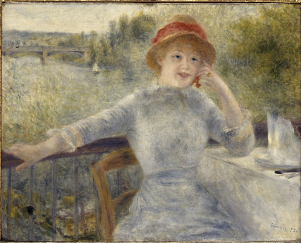 Pierre Auguste Renoir. Portrait of Alphonsine Fournaise