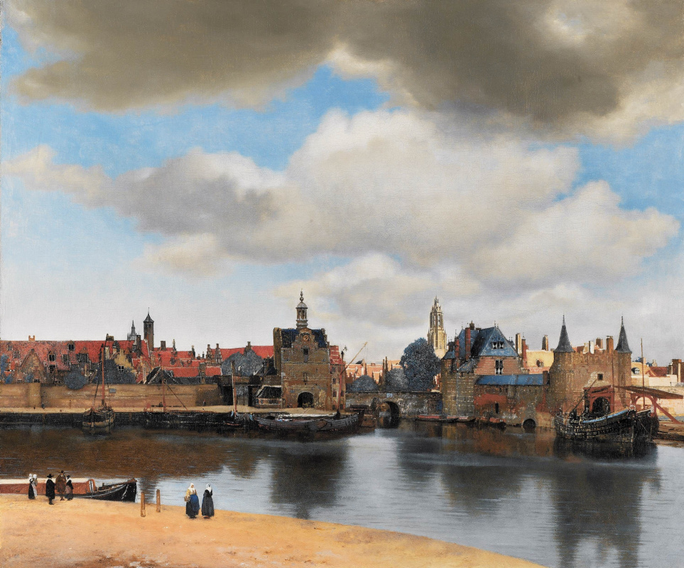 Jan Vermeer. Delft view