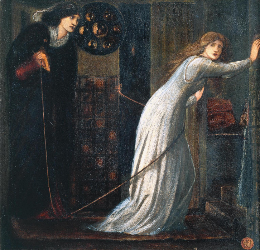 Edward Coley Burne-Jones. Fair Rosamund and Queen Eleanor