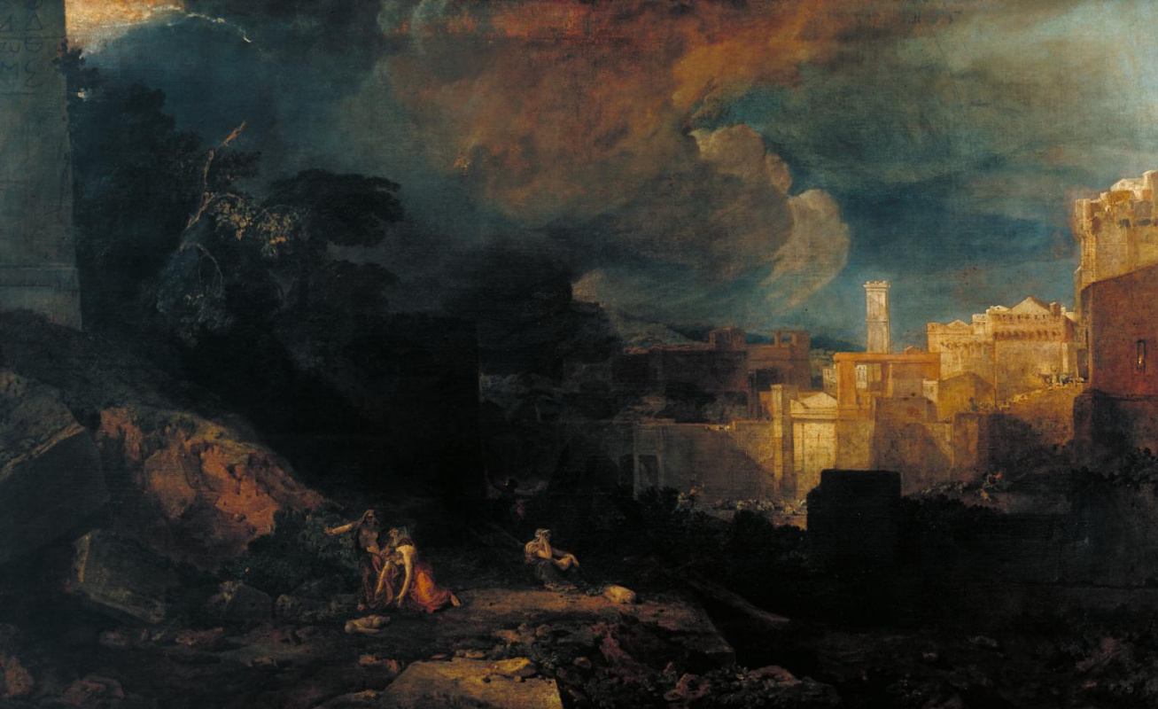 Joseph Mallord William Turner. The tenth plague of Egypt (death of the firstborn)