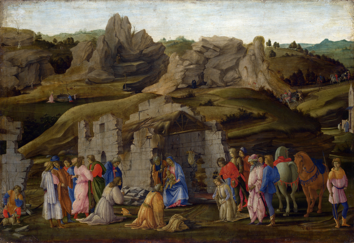 Filippino Lippi. The adoration of the Magi