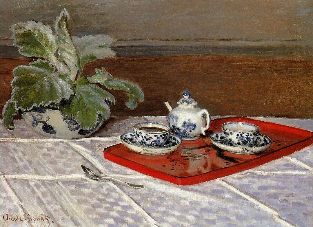 Claude Monet. Tea set