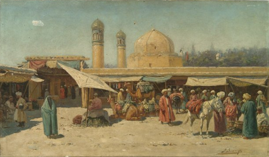 Richard-Karl Karlovich Sommer. Bazaar in Kokand