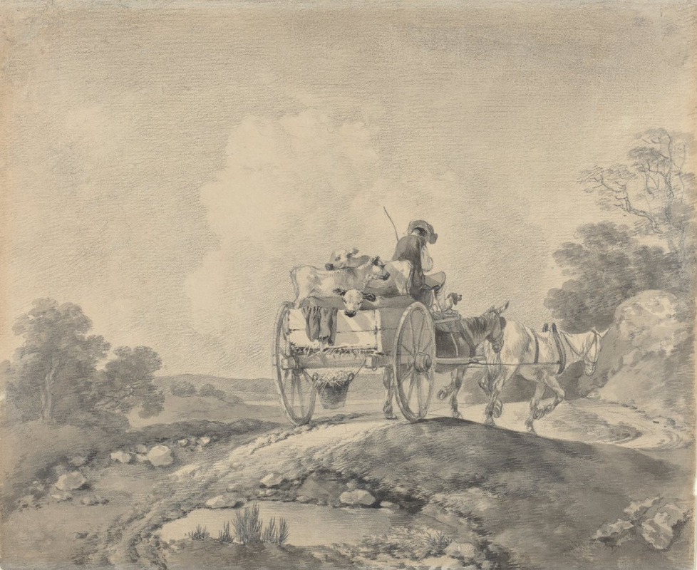 Thomas Gainsborough. The wagon with the calves