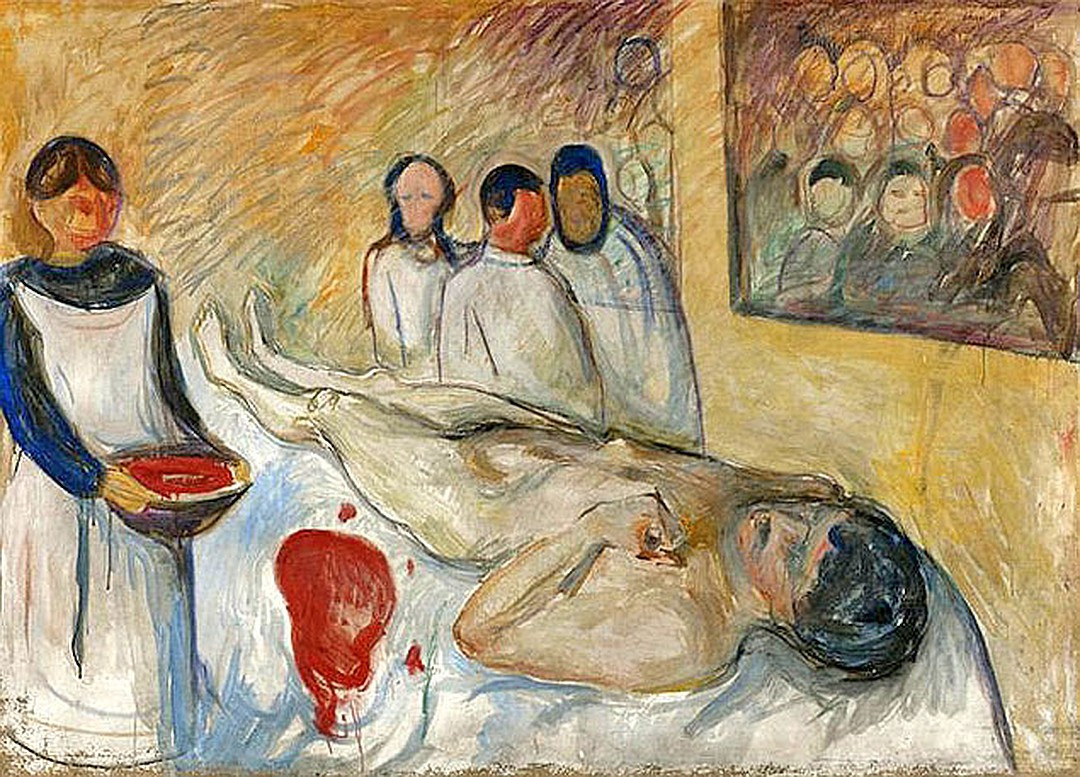 Edward Munch. On the operating table