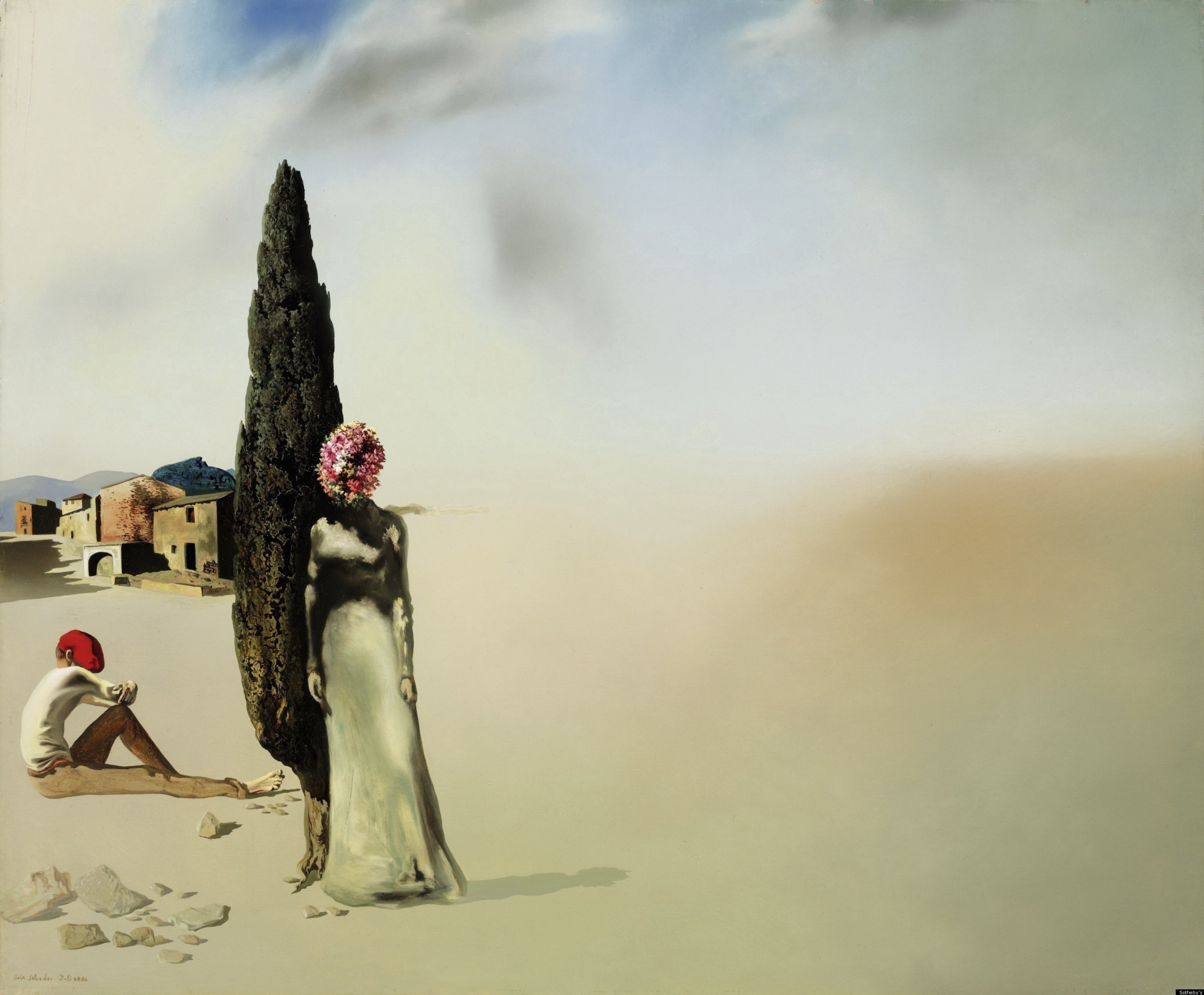 Necrophilia spring, 1936 by Salvador Dale: History, Analysis