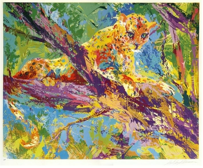 LeRoy Neiman. Leopard