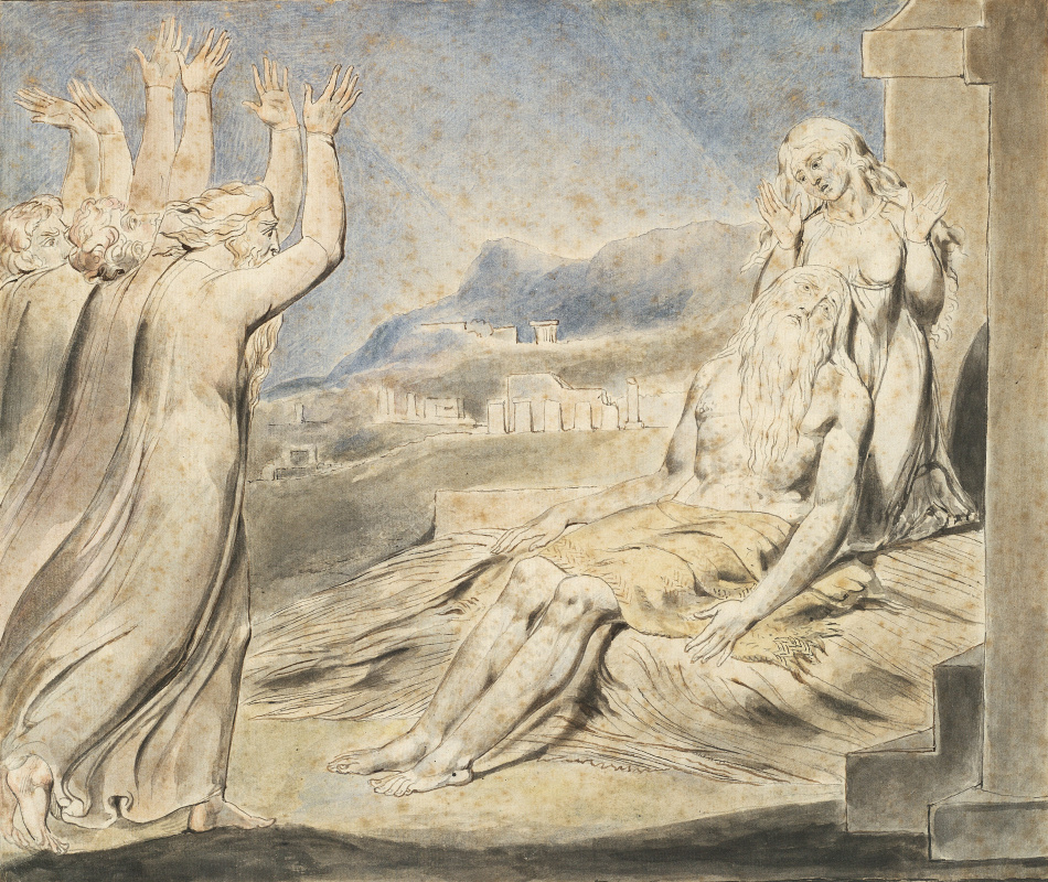 William Blake. The Book Of Job. Consolation Job