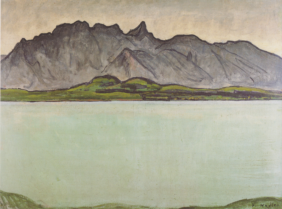 Ferdinand Hodler. Lac de Thoune