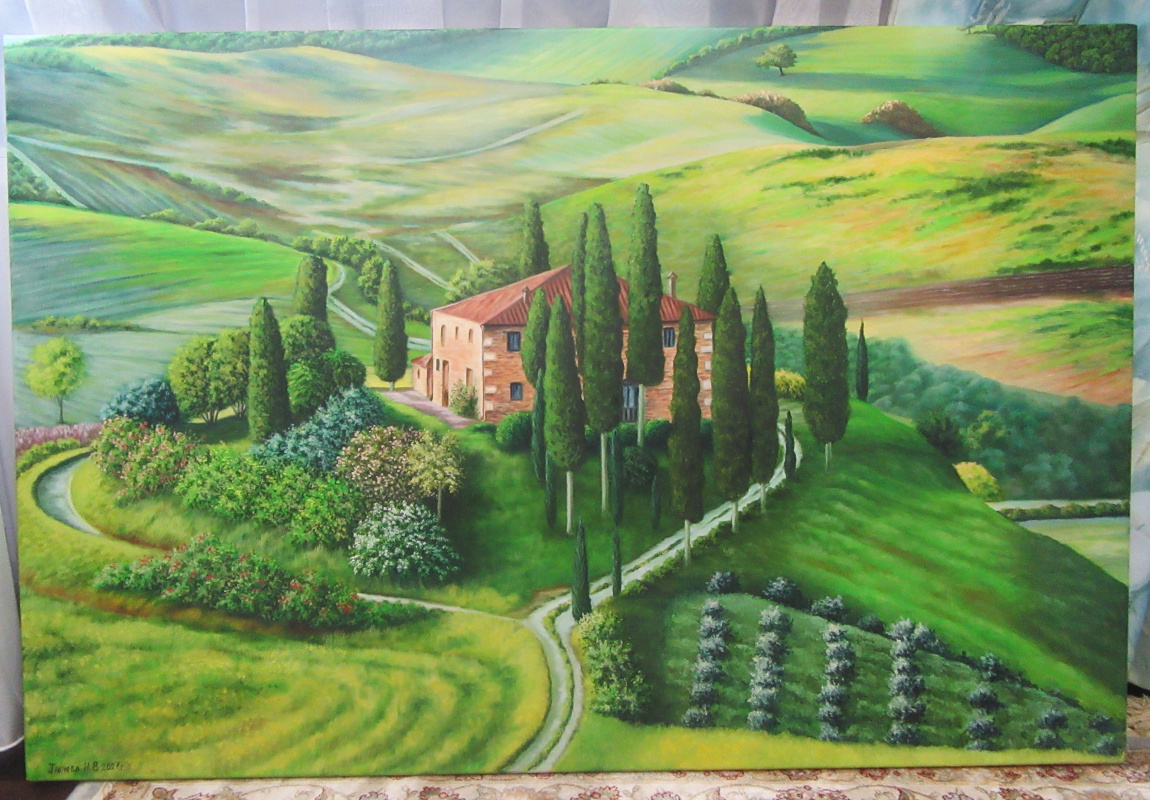 Natalia Viktorovna Tyuneva. Based on the landscapes of Tuscany 2