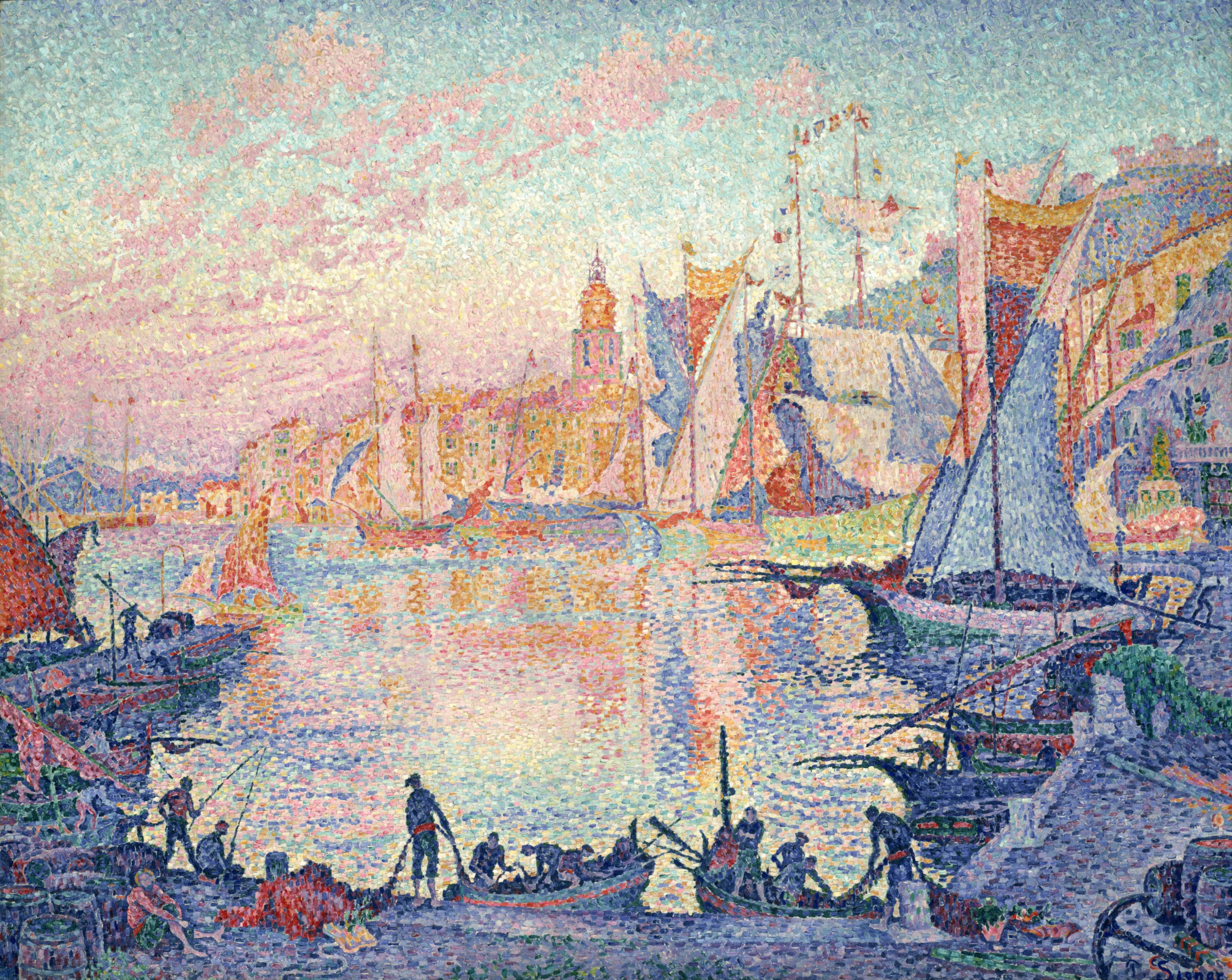 アイズピリ リトグラフ 「PORT-SAINT-TROPEZ」 アイズピリ リトグラフ 「PORT-SAINT-TROPEZ」 Paul Signac - Saint