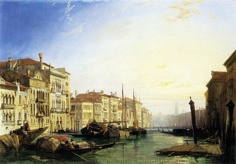 Richard Parkes Bonington. The Grand Canal in Venice