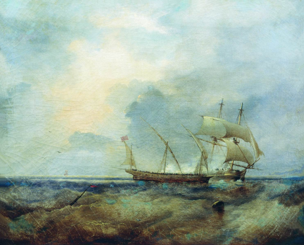 Alexey Petrovich Bogolyubov. Ships at sea