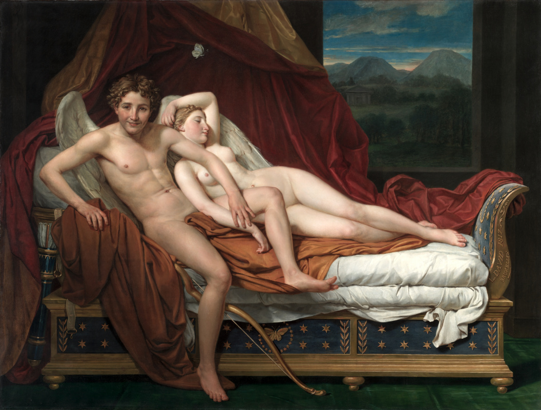 Jacques-Louis David. Cupid and Psyche