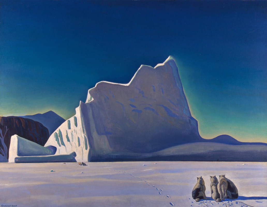 Rockwell Kent. Hunter of seals. North Greenland